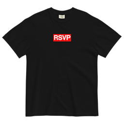 RSVP tee - unisex-garment-dyed-heavyweight-t-shirt-black-front-656ac462b6689_4ff8cea1-2d52-40fa-92c5-915c3f518888