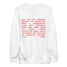 fire crew - unisex-premium-sweatshirt-white-back-66c7852a4fe11